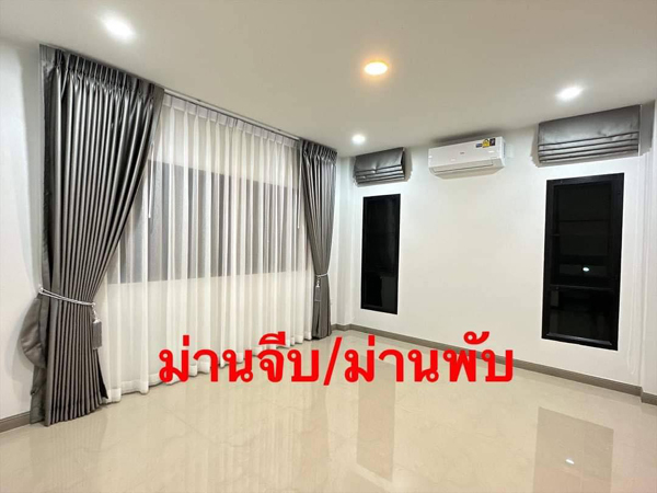 ผลงานติดตั้งม่านปรับแสงห้องอาหาร