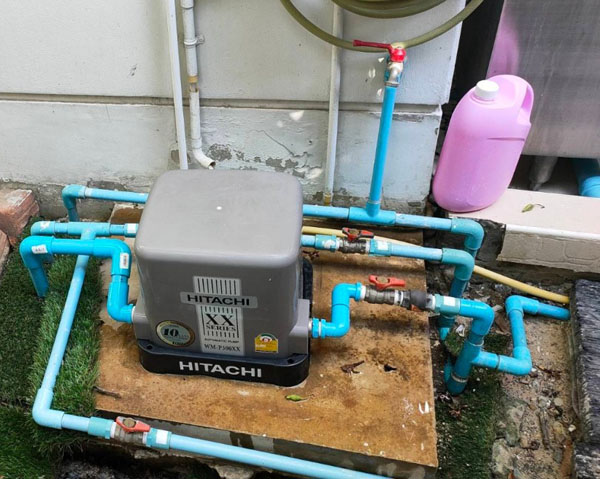 ผลงานวางระบบท่อประปา