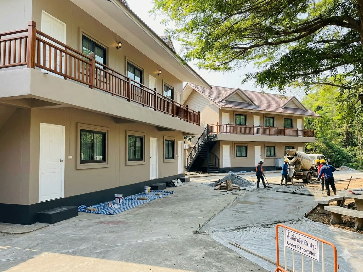 กรวดล้างสวน ตัวอย่างผลงานจริง ช่างทำพื้นหินขัด