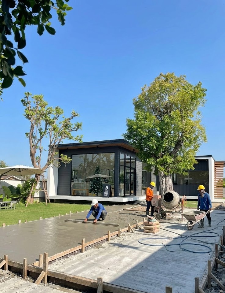 หินแกรนิตพื้น ตัวอย่างผลงานจริง ช่างทำพื้นหินขัด