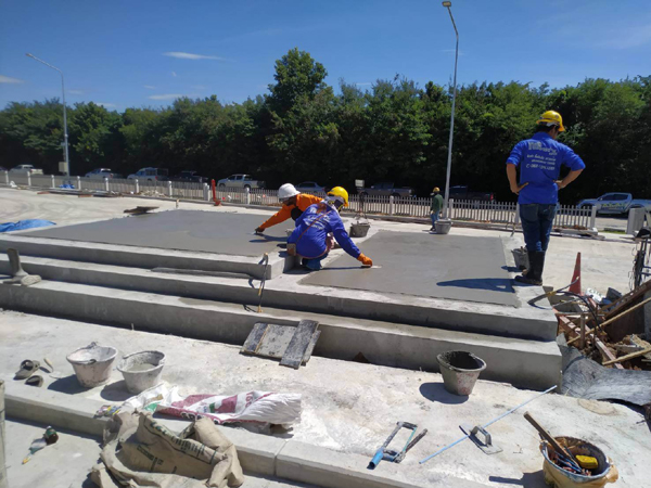 ขัดพื้นเก่าให้ใหม่ ตัวอย่างผลงาน ช่างทำพื้น