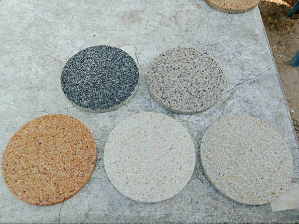 พื้นสวน ตัวอย่างผลงานจริง ช่างทำพื้นหินขัด