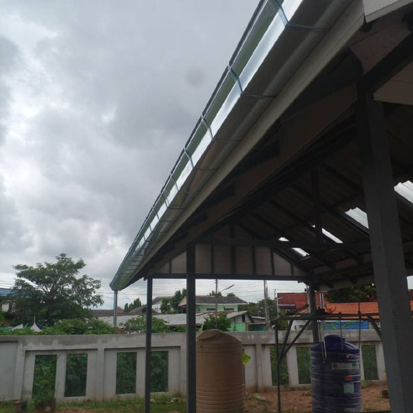 ผลงานรางน้ำฝนครบชุดบ้านสองชั้น