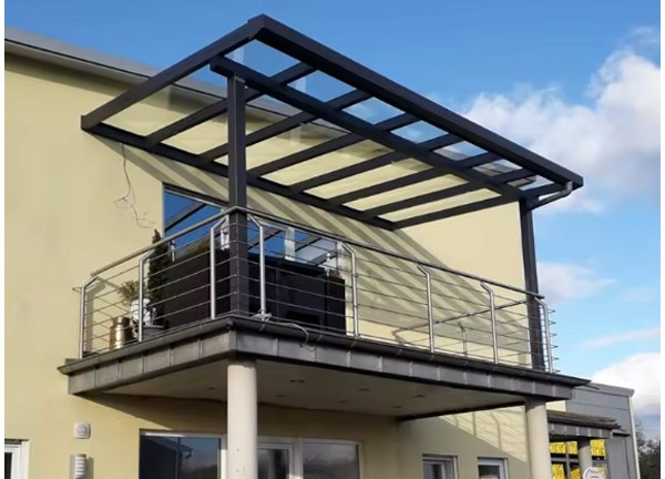 ผลงานรางน้ำฝนสังกะสีบ้านชั้นเดียว