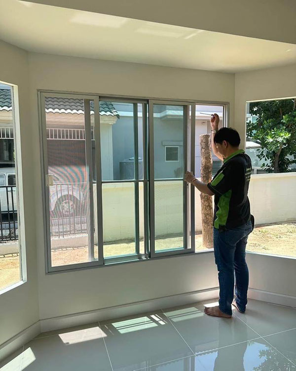 ซ่อมกระจก อลูมิเนียม ประตูหน้าต่าง ภาพที่ 7