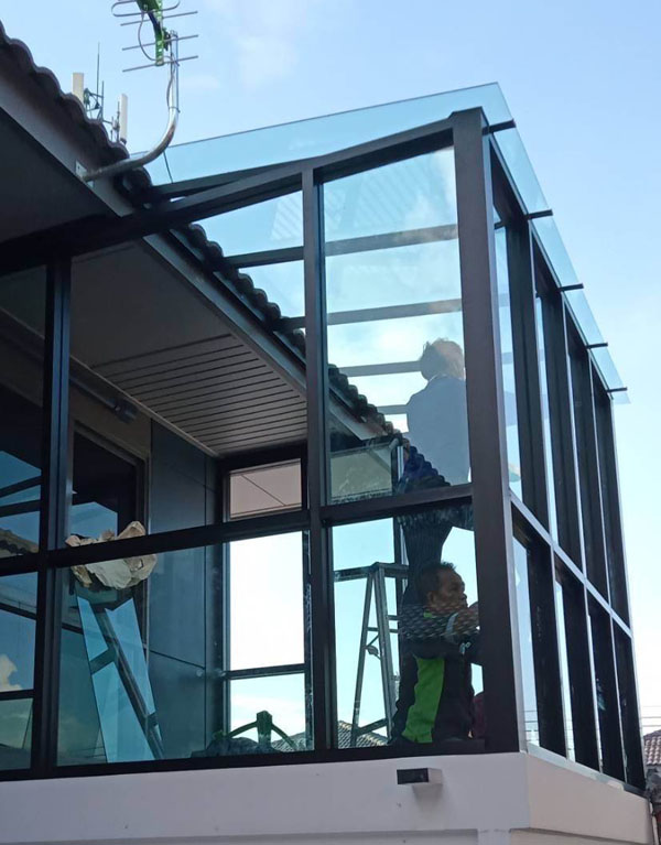 ซ่อมกระจก อลูมิเนียม ประตูหน้าต่าง ภาพที่ 9