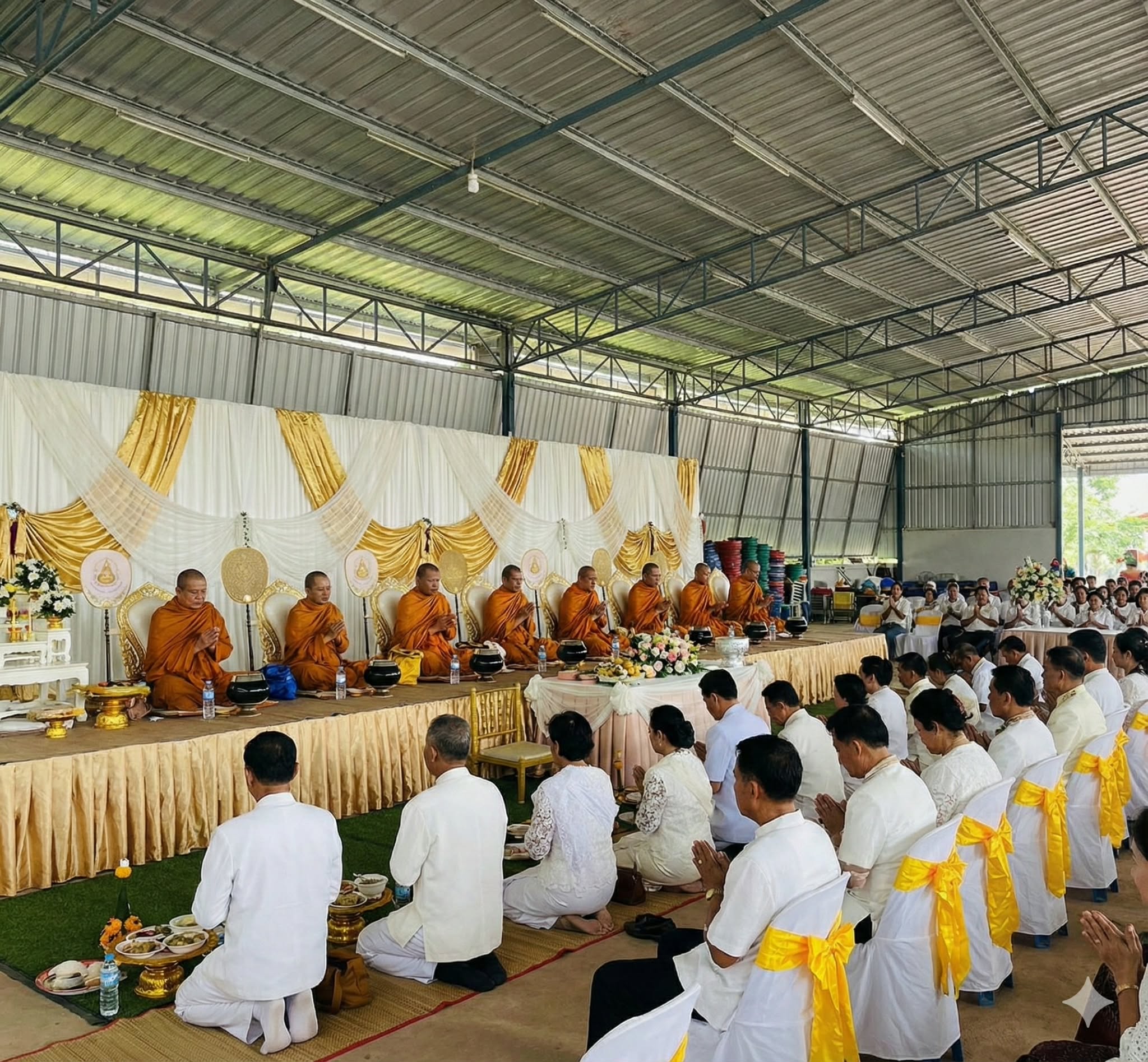 จัดทำบุญบ้าน เลี้ยงพระ งานมงคล ภาพที่ 9