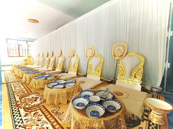 ผลงานอาหารบุฟเฟ่ต์งานบุญ