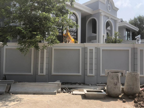 บัวโค้งมุมห้องสั่งทำพิเศษ