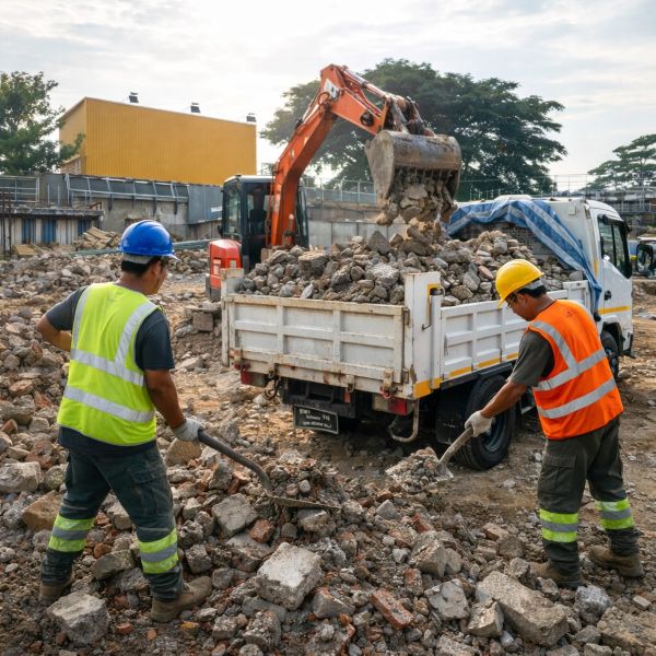 รับขนขยะก่อสร้าง ตัวอย่างผลงาน 20